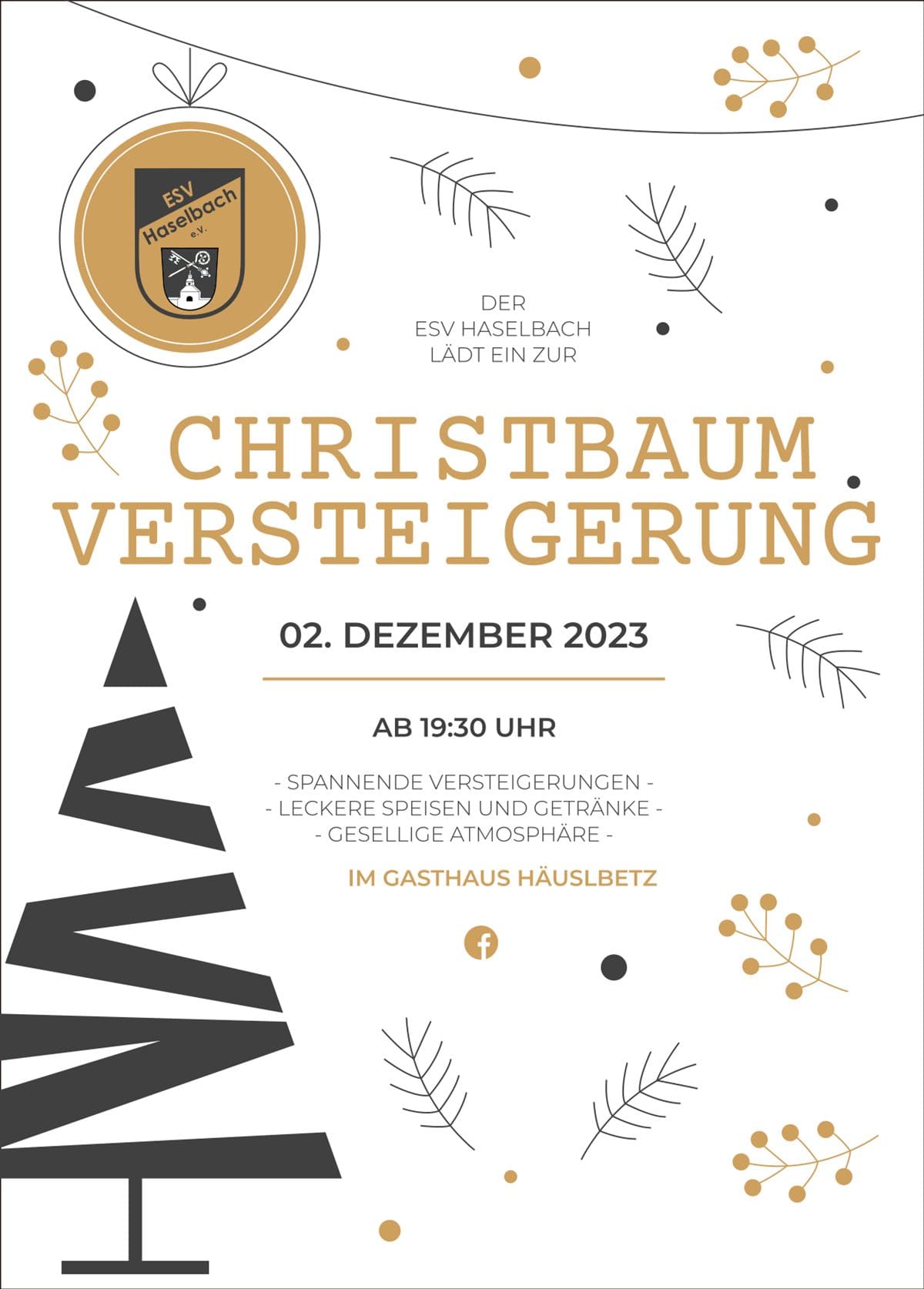 Christbaumversteigerung 2023