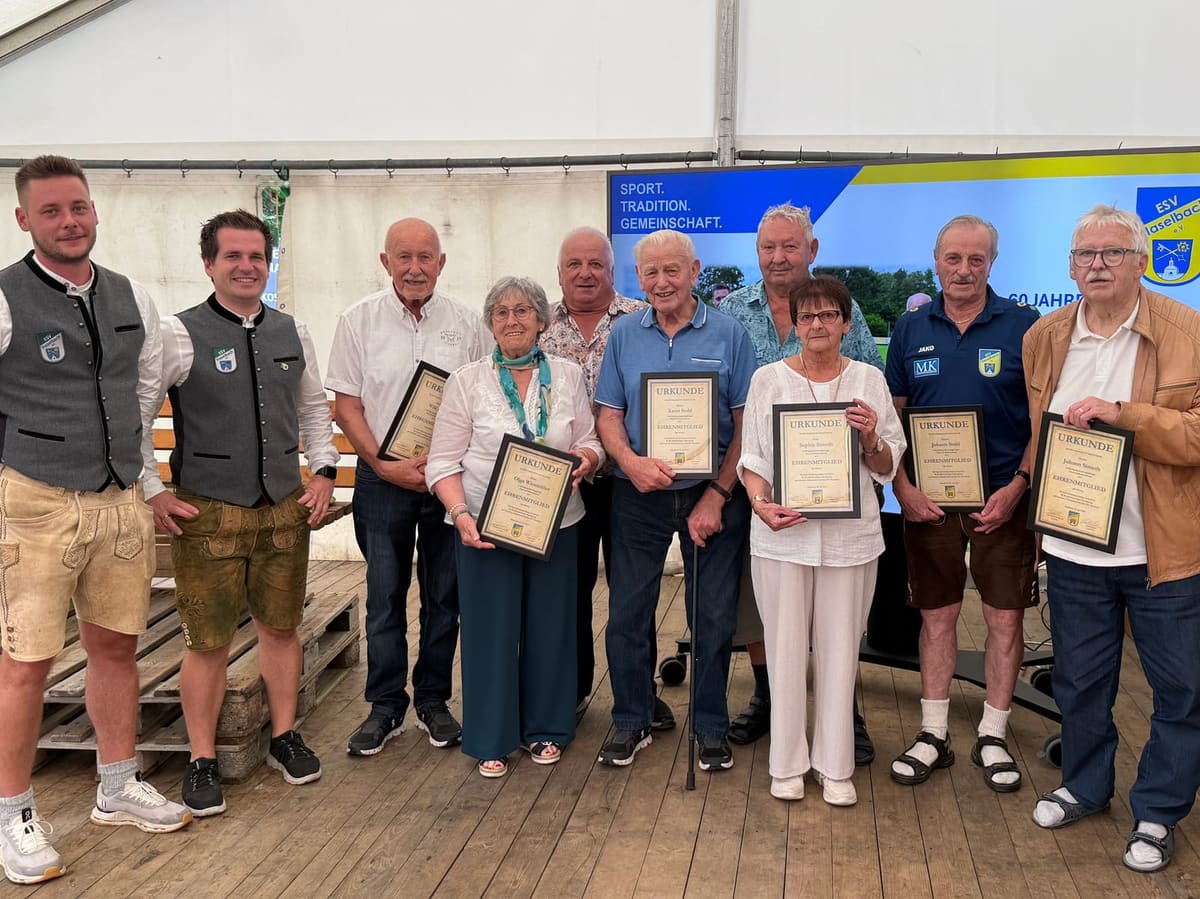 60 Jahre ESV Haselbach: Drei Tage gelebte Vereinsgemeinschaft